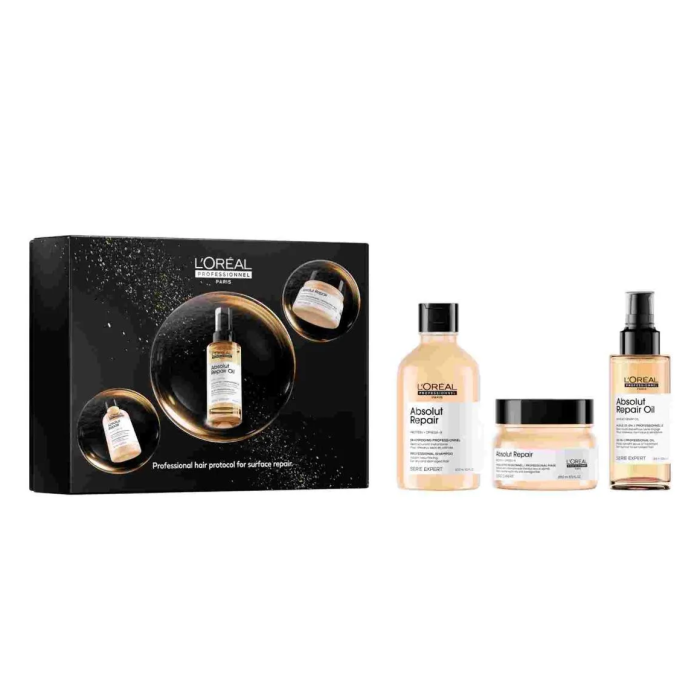 Set Absolut Repair Champú + Mascarilla + Aceite