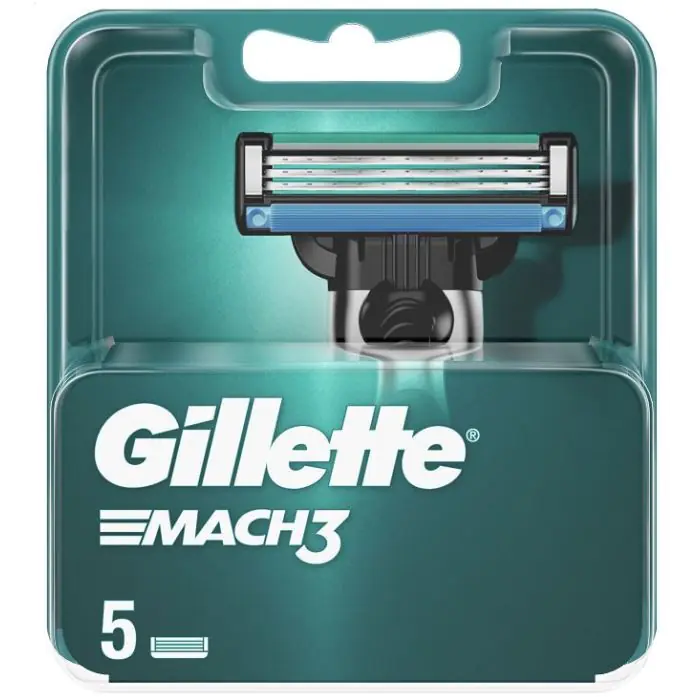 Pack De 4 Recharges De Lames Gillette Mach3 Turbo - 3 Lames Par Cartouche - Neuf