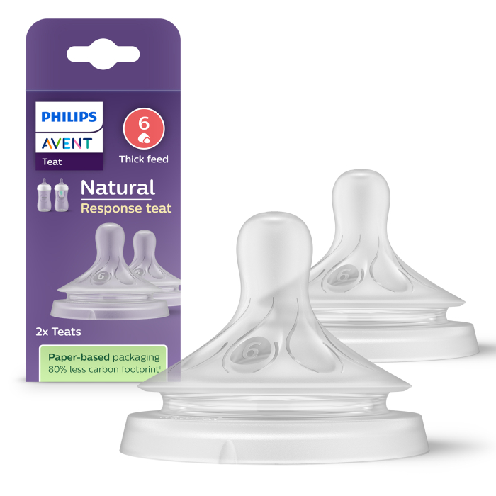 Avent Natural Response Tetina Líquido Espeso 6M+