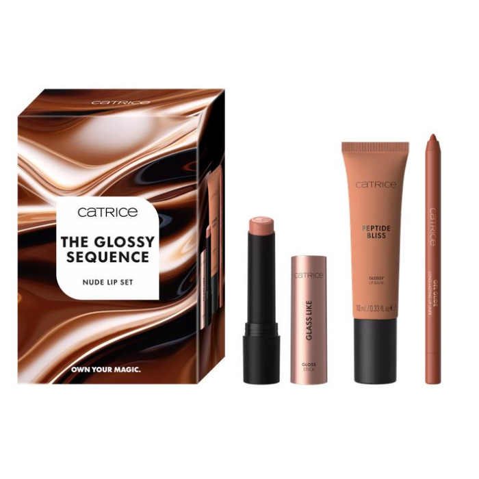 The Glossy Sequence Nude Lip Set