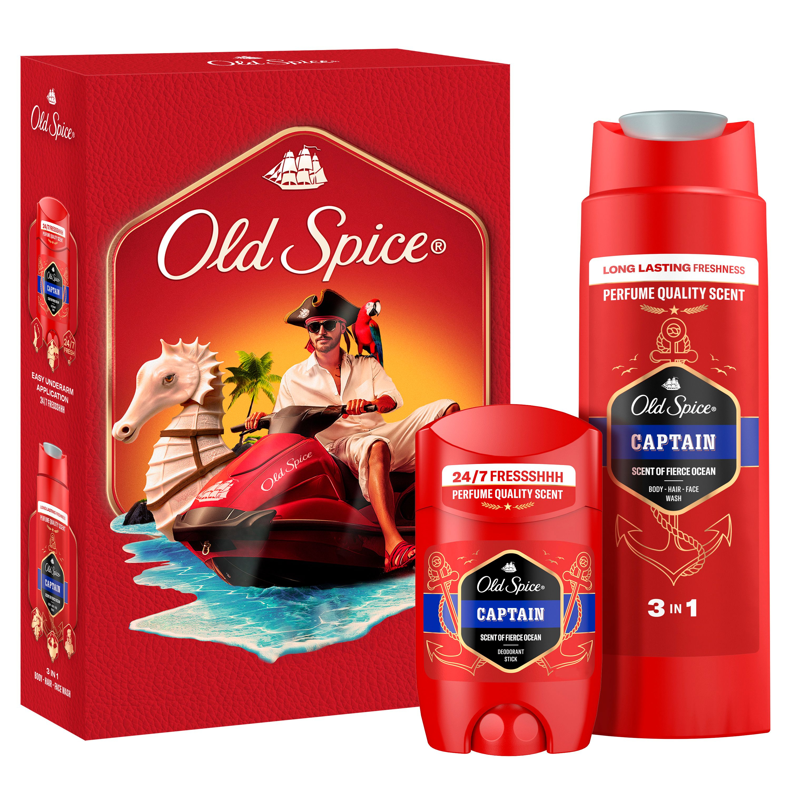 Old Spice Captain Set Regalo Per Uomo | Profumerie Primor