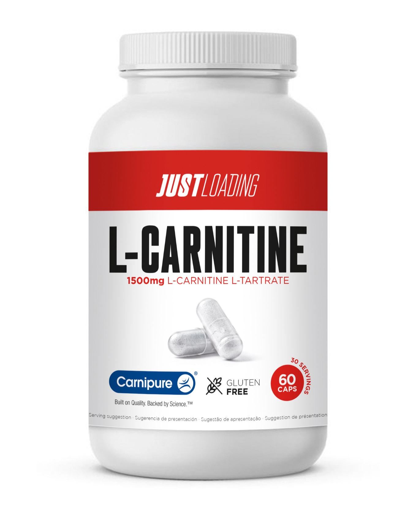 just loading l carnitina Just Loading Integratore alimentare di L-Carnitina L-Tartrato in capsule