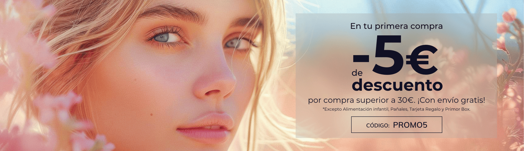 Banner de -5€ de Descuento